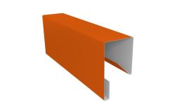Планка П-образная заборная 17 0,45 PE с пленкой RAL 2004 оранжевый (2м). Цена: 436 руб. Артикул: 30721