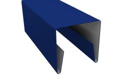 Планка П-образная заборная 20 0,45 PE с пленкой RAL 5002 ультрамариново-синий (2м). Цена: 410 руб. Артикул: 30964