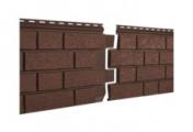 Фасадные (цокольные) панели Ю-Пласт Стоун Хаус S-lock Клинкер терракотовый – Купить оптом и в розницу