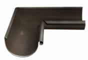 Угол желоба внутренний 90° Grand Line 125 мм RR 32 Темно-коричневый – Купить оптом и в розницу
