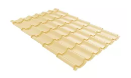 Металлочерепица Grand Line Classic Полиэстер 0.45 RAL 1014 слоновая кость. Артикул: GrandLineM11-1