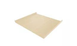 Двойной стоячий фальц Line Grand Line Drap 0.45 мм RAL 1014 Слоновая кость. Артикул: GLdvoinoi-d1014-line