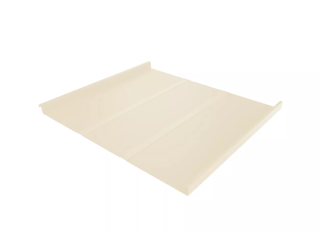 Кликфальц Grand Line 0,45 Drap TX с пленкой на замках RAL 1015 светлая слоновая кость купить в санкт-петербурге
