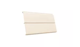 Металлический сайдинг Grand Line ЭкоБрус 3D Satin 0,5 мм RAL 1015 Cветлая слоновая кость. Артикул: GrandLine-MS1258