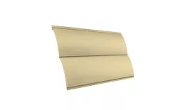 Металлический сайдинг Grand Line Блок-хаус New Satin 0,5 мм RAL 1015 Cветлая слоновая кость. Артикул: GrandLine-MS1388