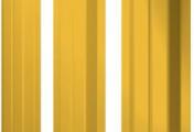 Штакетник Grand Line П -образный А 0,45 PE RAL 1018 Цинково-желтый – Купить оптом и в розницу