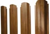 Штакетник Grand Line П-образный В фигурный 0,45 Print Premium РФ Golden Wood Золотой Дуб – Купить оптом и в розницу
