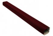 Труба прямоугольная Grand Line Vortex 2м RAL 3005 Красный (полиэстер) – Купить оптом и в розницу