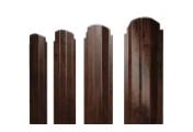 Штакетник Grand Line П -образный А 0,45 Print Elite Cherry Wood Бразильская вишня – Купить оптом и в розницу