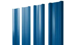 Штакетник М-образный А фигурный 0,5 PE RAL 5005 сигнальный синий. Артикул: 39136