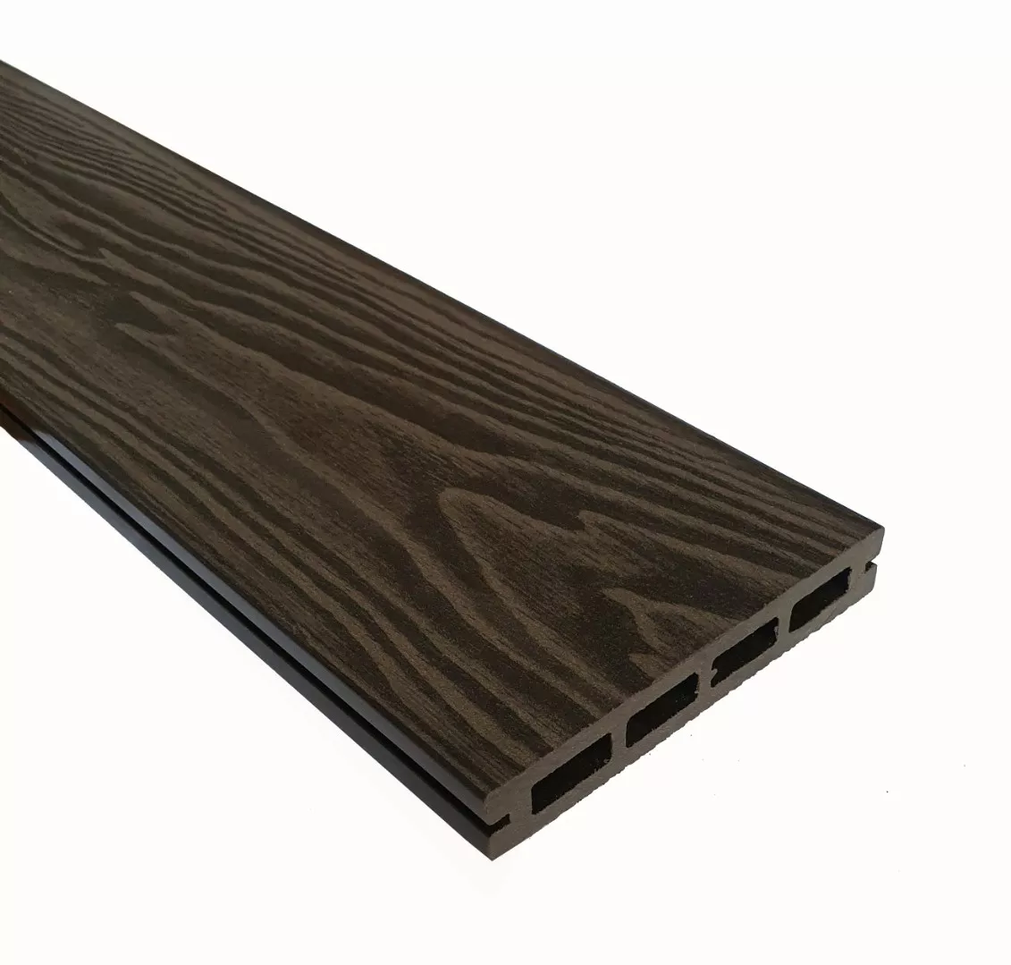 Доска террасная ТЕРРАпол пустотелая с пазом СМАРТ 3D Венге Соренто 130х22х4000мм купить в санкт-петербурге