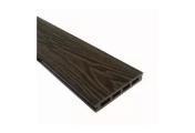 Доска террасная ТЕРРАпол пустотелая с пазом СМАРТ 3D Венге Соренто 130х22х4000мм – Купить оптом и в розницу