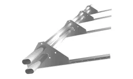 Снегозадержатель трубчатый для натуральной черепицы Стандарт RAL7004 3м(проф.до 50мм). Цена: 4.082 руб. Артикул: 43739