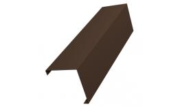 Декоративная накладка на столб угловая жалюзи Milan,Tokyo 0,5 GreenСoat Pural RR 887 шоколадно-коричневый (RAL 8017 шоколад) GL. Артикул: 27244