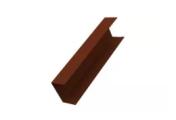 Крышка 65х40 жалюзи Milan,Tokyo 0,5 Satin с пленкой RAL 3009 оксидно-красный GL – Купить оптом и в розницу
