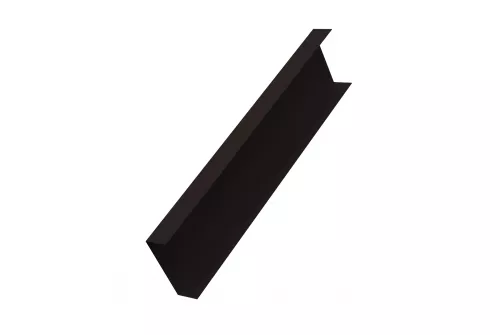 Декоративная накладка на столб жалюзи Milan,Tokyo 0,5 Satin с пленкой RAL 9005 черный GL купить в санкт-петербурге