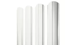 Штакетник Полукруглый Slim фигурный 0,45 Drap TX RAL 9003 сигнальный белый. Цена: 116 руб. Артикул: 38854