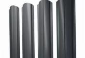 Штакетник Полукруглый Slim фигурный 0,5 Satin Matt RAL 7016 антрацитово-серый – Купить оптом и в розницу