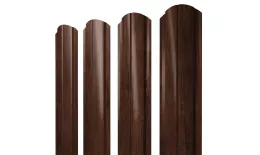 Штакетник Полукруглый Slim фигурный 0,45 Print Premium Cherry Wood Fresh. Артикул: 39416