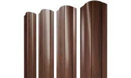 Штакетник Круглый с прямым резом 0,45 Print Elite Choco Wood TwinColor. Цена: 166 руб. Артикул: 38163