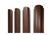 Штакетник Grand Line П-образный А фигурный 0,45 Print Elite Choco Wood Шоколадное дерево – Купить оптом и в розницу