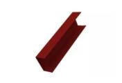 Крышка 65х60 жалюзи Milan, Tokyo 0,5 Satin с пленкой RAL 3011 коричнево-красный (для калиток и ворот) GL – Купить оптом и в розницу