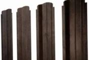 Штакетник Grand Line П-образный B фигурный 0,45 Print Elite Antique Wood Античный дуб – Купить оптом и в розницу
