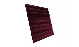Профнастил Grand Line С10 A Velur 0,5 мм RAL 3005 Красное вино. Артикул: C10aGL-v3005