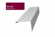 Нащельник (для калиток и ворот) 25х35 жалюзи Milan, Tokyo 0,45 PE с пленкой RAL 3005 (L1,68) GL – Купить оптом и в розницу