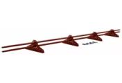 Снегозадержатель трубчатый Grand Line Snow Kit 1 м. RAL RAL 3009 Оксидно-красный – Купить оптом и в розницу