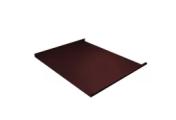Двойной стоячий фальц Grand Line GreenCoat Pural 0.5 мм RAL 3009 Оксидно красный – Купить оптом и в розницу