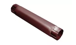 Труба круглая соединительная Grand Line 125/90 мм 1м RAL 3011 Коричнево-красный. Цена: 981 руб. Артикул: GL_voda_198