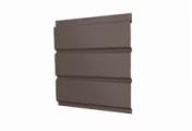 Софит металл GL с перфорацией GreenCoat Pural 0,5 мм RR 32 темно-коричневый – Купить оптом и в розницу