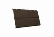 Металлический сайдинг Grand Line ЭкоБрус 3D GreenCoat Pural Matt RR 32 Темно-коричневый – Купить оптом и в розницу