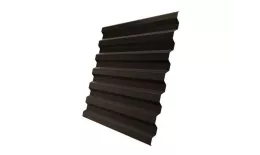 Профнастил Grand Line С21 R Rooftop Matte (Стальной бархат) 0,5 мм RAL 8019 Темно-коричневый. Цена: 1.063 руб. Артикул: C21GL-sb8019