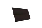 Металлический сайдинг Grand Line Блок-хаус New GreenCoat Pural Matt RAL 8019 Темно-коричневый – Купить оптом и в розницу