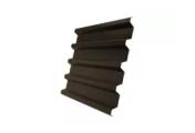 Профнастил Grand Line Н60 R Rooftop Matte (Стальной бархат) 0,5 мм RAL 8019 Темно-коричневый – Купить оптом и в розницу