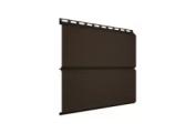 Металлический сайдинг Grand Line ЭкоБрус Gofr GreenCoat Pural RAL 8019 – Купить оптом и в розницу
