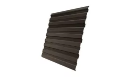 Профнастил Grand Line С10 R Rooftop Matte (Стальной бархат) 0,5 мм RAL 8019 Темно-коричневый. Цена: 949 руб. Артикул: profGL-sb8019