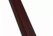 Труба прямоугольная Grand Line Vortex Matt 1м с коленом RR 32 Темно-коричневый – Купить оптом и в розницу
