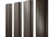 Штакетник Круглый с прямым резом 0,5 Satin Matt TX RR 32 темно-коричневый – Купить оптом и в розницу