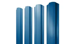 Штакетник Прямоугольный фигурный 0,5 PE RAL 5005 сигнальный синий. Артикул: 39245