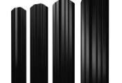Штакетник Twin фигурный 0,5 PurPro RAL 9005 черный – Купить оптом и в розницу