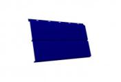 Металлический сайдинг Grand Line ЭкоБрус 3D PE 0,45 мм RAL 5002 Ультрамариново-синий – Купить оптом и в розницу