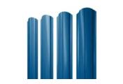 Штакетник Grand Line Slim Полукруглый фигурный 0,5 Satin RAL 5005 Сигнальный синий – Купить оптом и в розницу