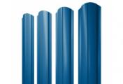 Штакетник Grand Line Slim Полукруглый фигурный 0,5 Satin RAL 5005 Сигнальный синий – Купить оптом и в розницу