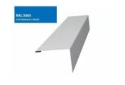 Нащельник (для калиток и ворот) 25х35 жалюзи Milan,Tokyo 0,5 Satin с пленкой RAL 5005 (L1,68) GL – Купить оптом и в розницу