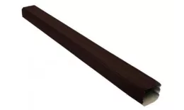 Труба прямоугольная 1м Vortex Grand Line RAL 8017 Шоколад. Цена: 307 руб. Артикул: GrandLine-VOD-49