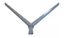 Наконечник V на столб 62х55 RAL 7040 GL. Цена: 1.402 руб. Артикул: 24795