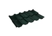 Металлочерепица GL Kvinta Uno 0,5 GreenCoat Pural RAL RR 11 темно-зеленый – Купить оптом и в розницу